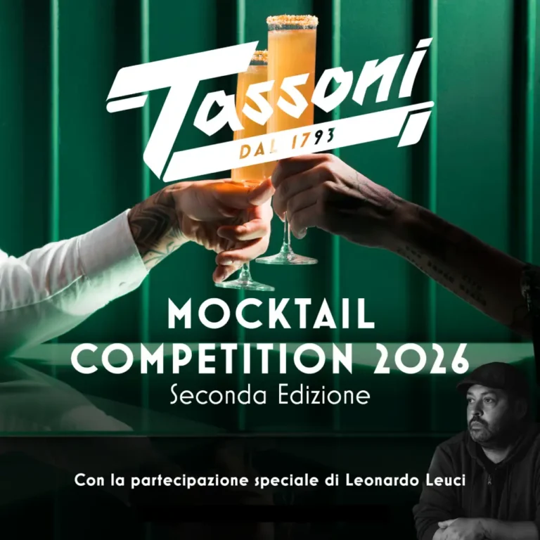 Tassoni Mocktail Competition 2026: il no alcol diventa protagonista della mixology italiana