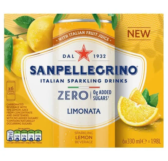 Sanpellegrino amplia la sua gamma di bibite con la nuova Limonata Zero